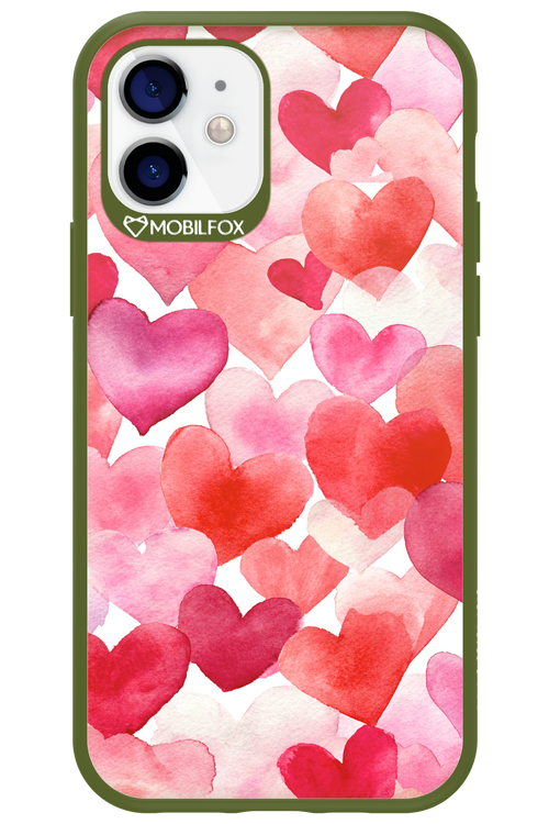 Water Painted Heart 2.0 - Apple iPhone 12