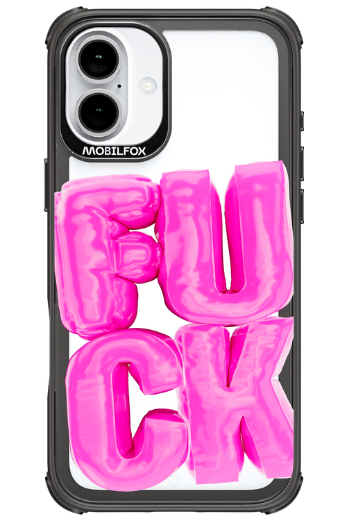 F*ck Transparent - Apple iPhone 16 Plus