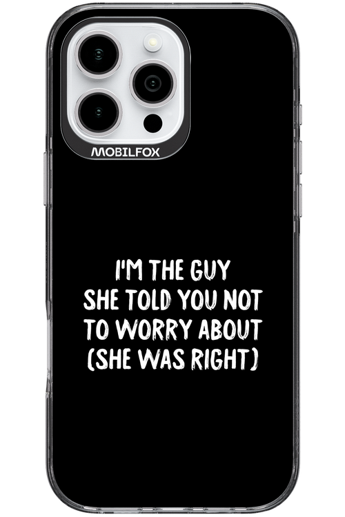 She was right 2.0 - Apple iPhone 16 Pro Max
