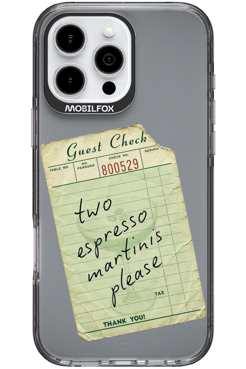 Espresso Martini 2.0 - Apple iPhone 16 Pro Max