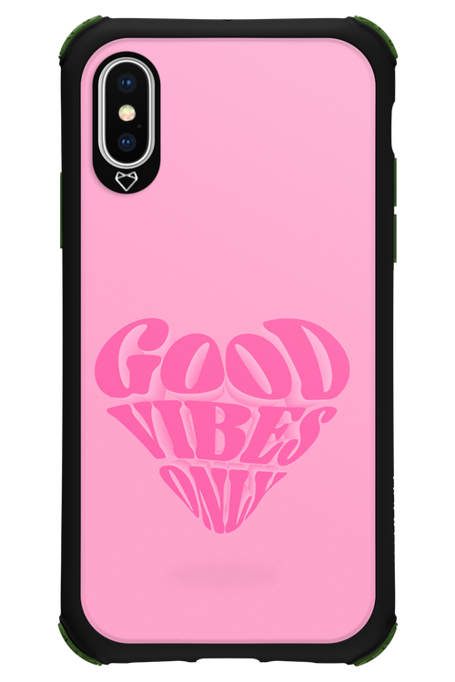 Good Vibes Heart - Apple iPhone XS