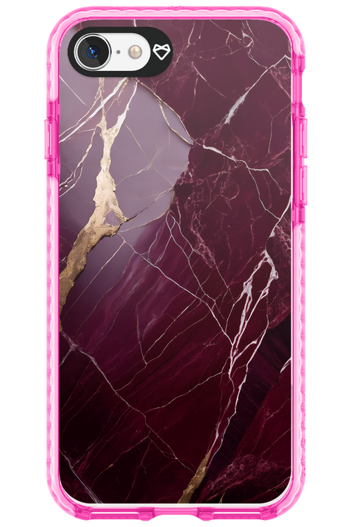 Burgundy Marble - Apple iPhone 8