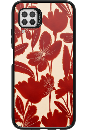 Burgundy Flowers 2.0 - Huawei P40 Lite