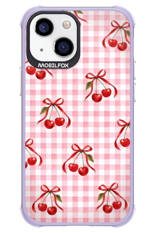 Pink Cherry Checked 2.0 - Apple iPhone 13 Mini