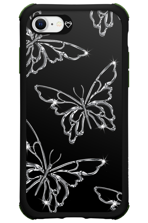 Silver Butterfly 2.0 - Apple iPhone SE 2022