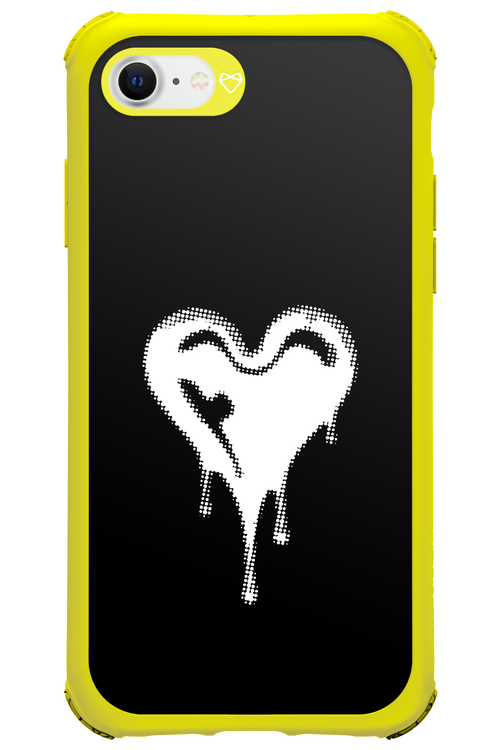 Heart Black - Apple iPhone 8
