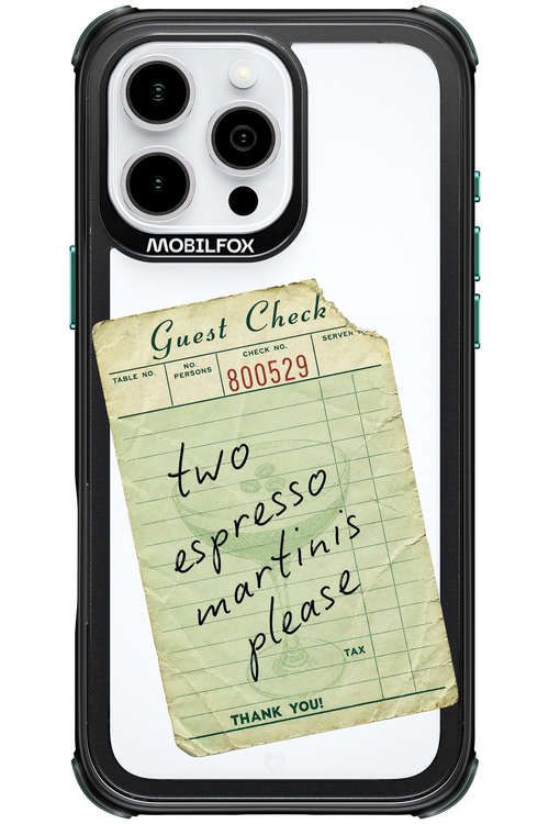 Espresso Martini 2.0 - Apple iPhone 16 Pro Max
