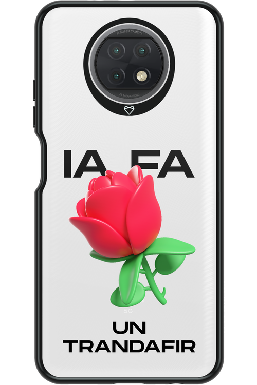 IA Rose Transparent - Xiaomi Redmi Note 9T 5G