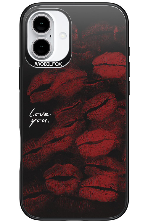 LOVE U BLACK 2.0 - Apple iPhone 16 Plus