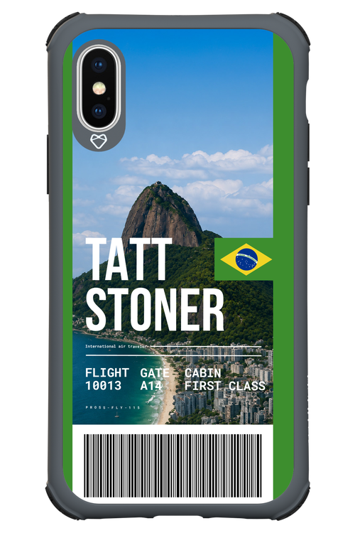 TATT STONER (fly ticket) 2.0 - Apple iPhone XS