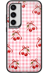 Pink Cherry Checked 2.0 - Samsung Galaxy S24+