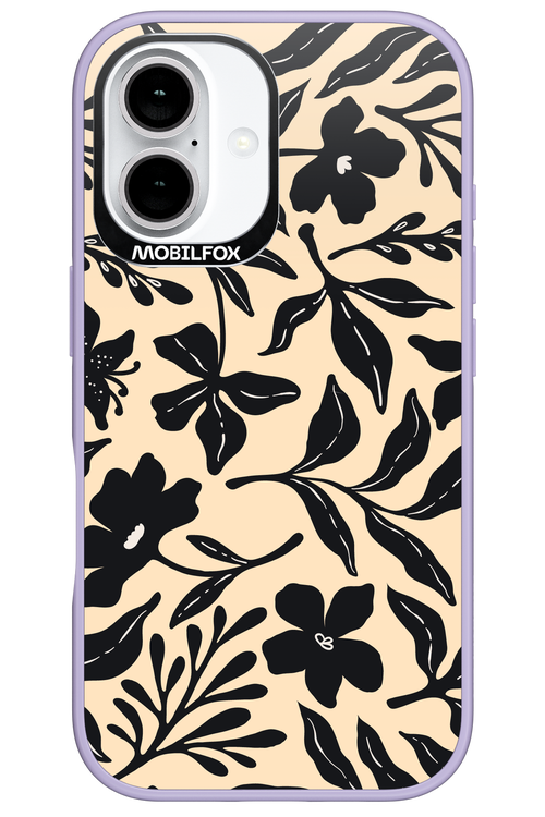 Black Flowers 2.0 - Apple iPhone 16