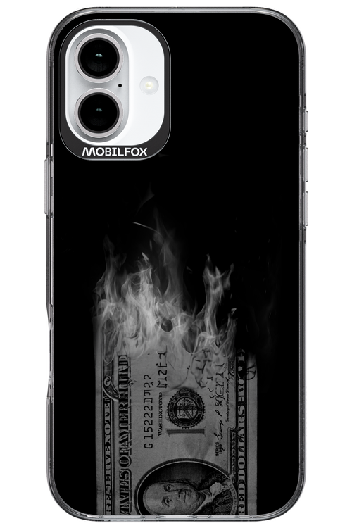 Money Burn B&W 2.0 - Apple iPhone 16 Plus