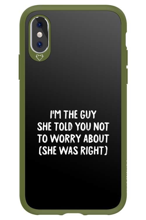 She was right 2.0 - Apple iPhone XS