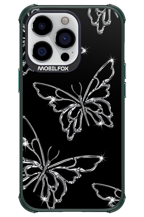 Silver Butterfly 2.0 - Apple iPhone 13 Pro
