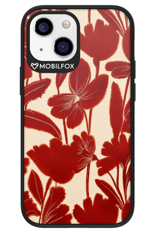 Burgundy Flowers 2.0 - Apple iPhone 13 Mini