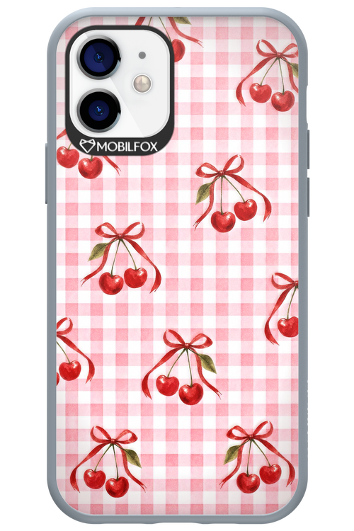 Pink Cherry Checked 2.0 - Apple iPhone 12