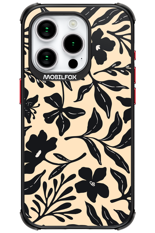 Black Flowers 2.0 - Apple iPhone 15 Pro