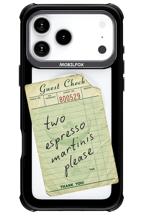 Espresso Martini 2.0 - Apple iPhone 17 Pro Max