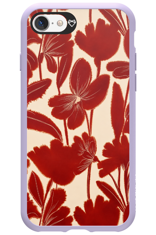 Burgundy Flowers 2.0 - Apple iPhone 7