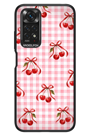 Pink Cherry Checked 2.0 - Xiaomi Redmi Note 11/11S 4G