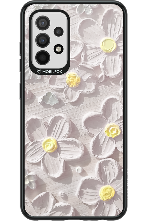 White Flowers - Samsung Galaxy A52 / A52 5G / A52s