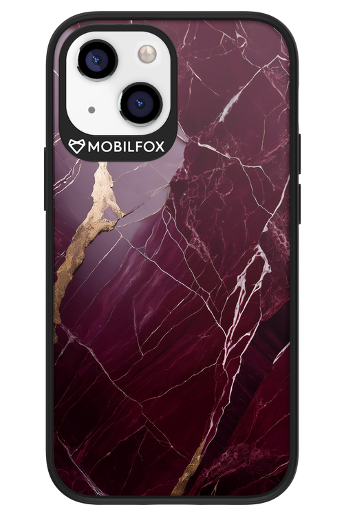 Burgundy Marble - Apple iPhone 13 Mini
