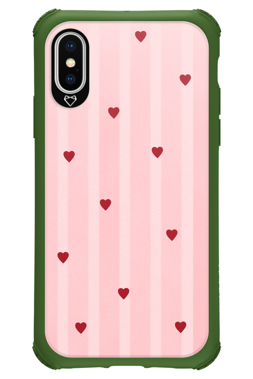 Red Little Hearts 2.0 - Apple iPhone XS