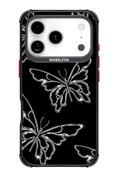 Silver Butterfly 2.0 - Apple iPhone 17 Pro