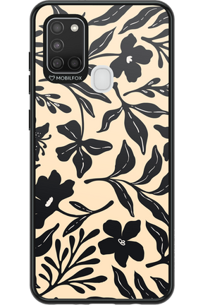 Black Flowers 2.0 - Samsung Galaxy A21 S