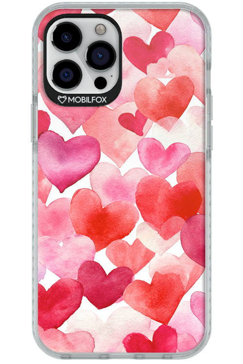 Water Painted Heart 2.0 - Apple iPhone 12 Pro Max