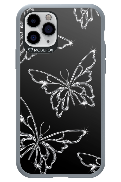Silver Butterfly 2.0 - Apple iPhone 11 Pro