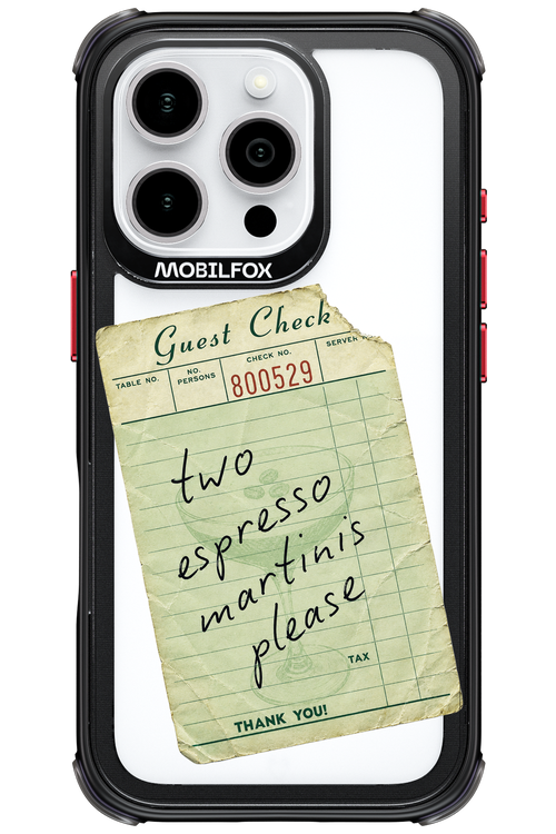 Espresso Martini 2.0 - Apple iPhone 16 Pro
