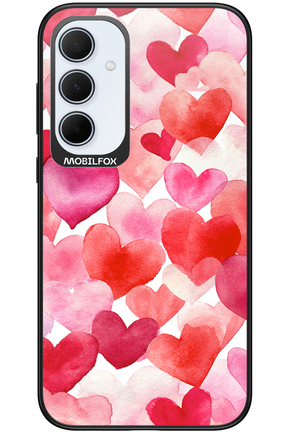 Water Painted Heart 2.0 - Samsung Galaxy A35