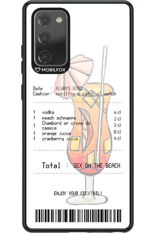 sex on the beach cocktail - Samsung Galaxy Note 20