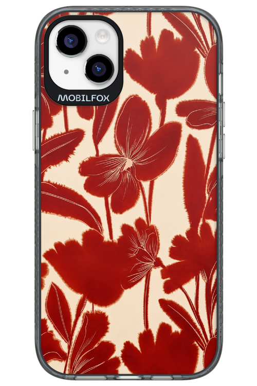 Burgundy Flowers 2.0 - Apple iPhone 14 Plus