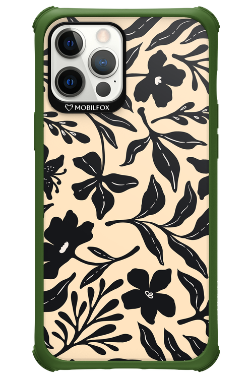 Black Flowers 2.0 - Apple iPhone 12 Pro Max