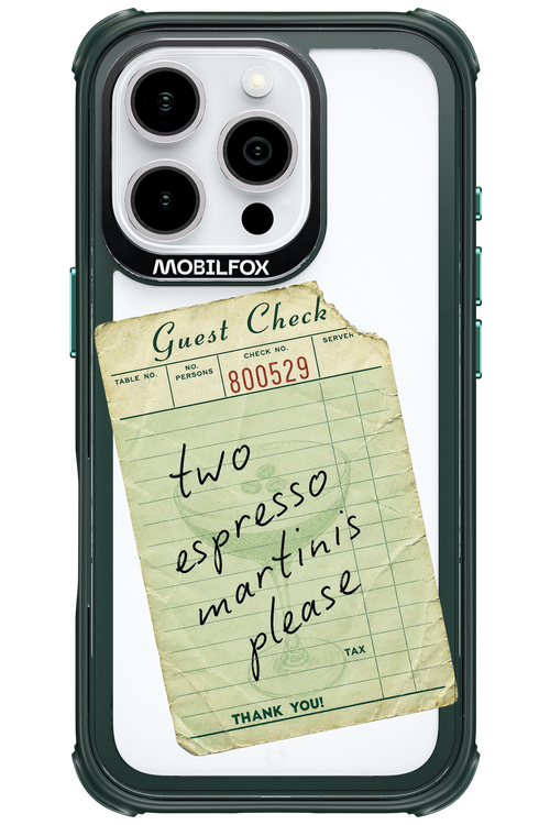 Espresso Martini 2.0 - Apple iPhone 16 Pro