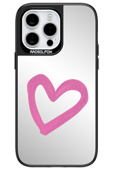 Pink Heart Mirror 2.0 - Apple iPhone 14 Pro Max