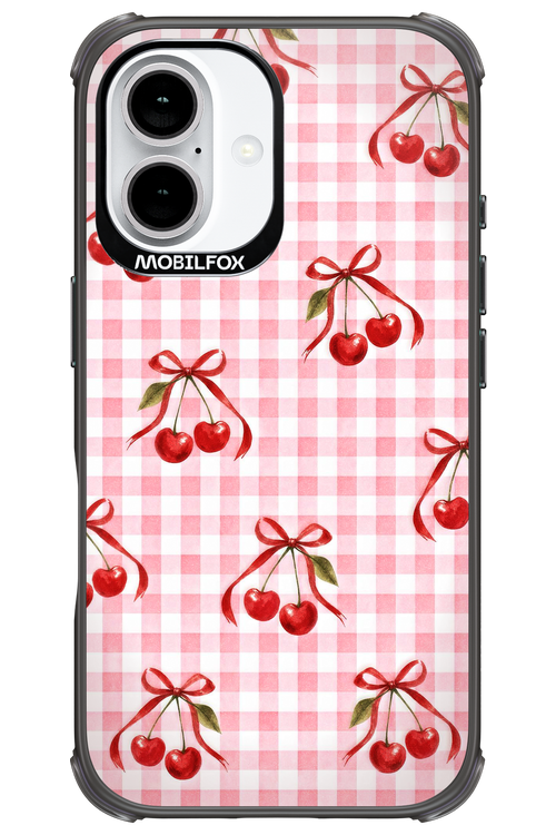 Pink Cherry Checked 2.0 - Apple iPhone 16