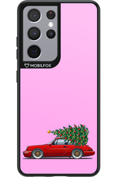 XMAS Car Pink - Samsung Galaxy S21 Ultra