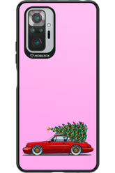 XMAS Car Pink - Xiaomi Redmi Note 10S