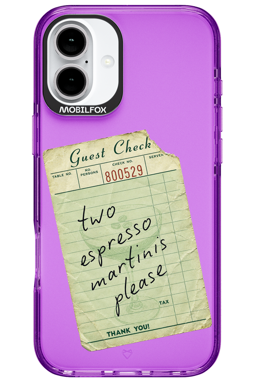 Espresso Martini 2.0 - Apple iPhone 16 Plus