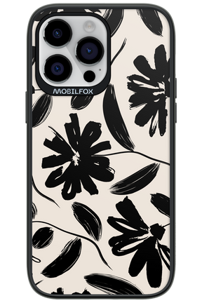 Monochrome Flowerss 2.0 - Apple iPhone 14 Pro Max