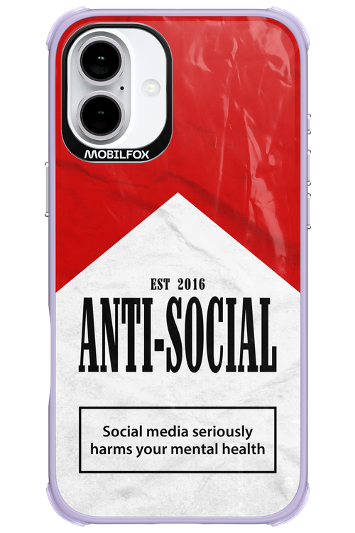 ANTI-SOCIAL II 2.0 - Apple iPhone 16 Plus