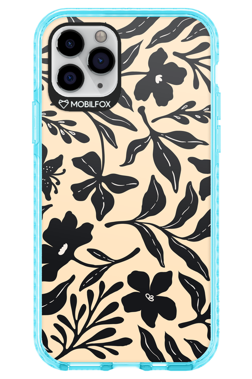 Black Flowers 2.0 - Apple iPhone 11 Pro