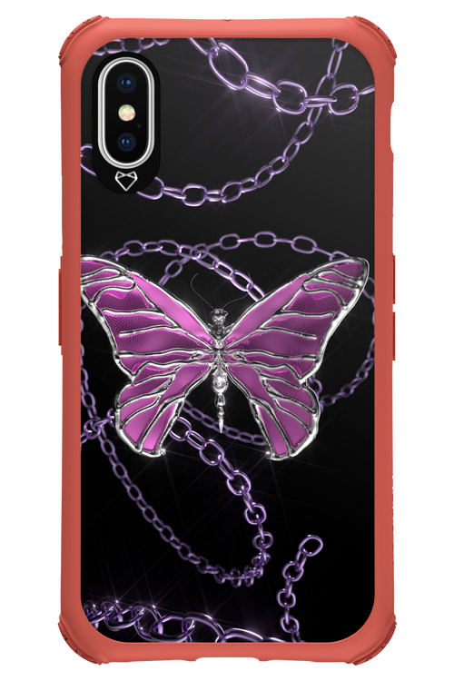 Butterfly Necklace - Apple iPhone XS